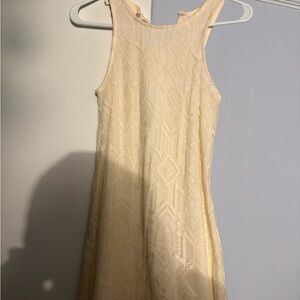 Xhilaration Cream Textured Mini Dress